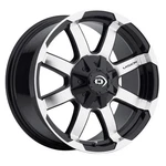 Vision 413 Valor 16X8 5X114.3/5X127 ET0 Gloss Black Machined Face (qty Of 1) New. Price: $181.43.