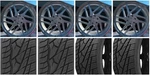 4-ESKO WHEELSESKO2, 24X9/24X11SILVR Face Polishedlip 6X139.7 With Tires 255/275 New. Price: $3700.00.