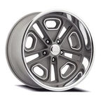 17" Resto Del Ray Texture Gun Metal Milled Diamond Cut Lip 17X8 5X4.75 1MM Wheel New. Price: $332.22.