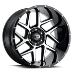 New 20X12 Vision 360 Sliver Gloss Black Machined Face 8X170 ET-51 Wheel Rim. Price: $342.19.