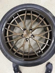 Forgeline CF203 Carbon Fiber Piece Wheels - Set Of With Pilot Sport 4S Used. Price: $10000.00.