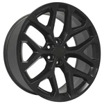 Oe Wheels CV98B-24100-6550-24B1 24" Replica Fits Chevy Silverado Satin Black New. Price: $315.00.