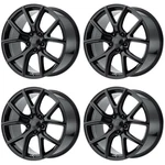 Set Performance Replicas PR181 20X9 5X5 Gloss Black Wheels 20" 34MM Rims New. Price: $1456.00.