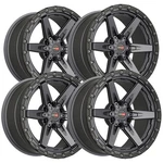 (set Of 4) Vortek VRT-602 20X9 6X135/6X5.5" +20MM Gunmetal Wheels Rims 20" Inch New. Price: $1094.96.