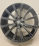 22" U2-77 Wheel 22X9.5 +30 6X139.7 C.b 78.1 Black & Milled Rim New. Price: $599.99.