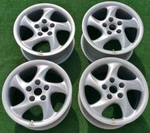 4 Factory Porsche 911 Hollow Spoke Wheels Oem Turbo Twist 18X8 10 993 Technology Remanufactured. Price: $7999.00.