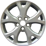 Refurbished 17X6.5 Painted Silver Wheel Fits 2007-2009 Mazda 3 560-64895 Remanufactured. Price: $199.96.