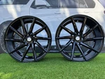 4X R20" 5X112 Vossen Style Black 8.5J ET30 Wheels: Fits For Audi Mercedes New. Price: $1389.35.