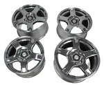 Corvette C5 1997 1998 1999 Chrome 17X8.5 18X9.5 Staggered Wheels 9592524 9592525 Used. Price: $400.00.