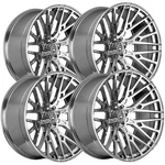 (set 4) Artem Off-road A209 Trident 24X10 6X135 +0MM Chrome Wheels Rims New. Price: $2916.00.