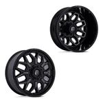 20X8.25 Fuel D875 Flux Black Brushed Gray 11-UP Gm Dually Wheels 8X210 Set Of 6 New. Price: $2199.80.