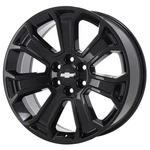 22" Chevrolet Silverado 1500 Wheel Rim Factory Oem 5665 2014-2019 Gloss Black Remanufactured. Price: $695.00.
