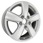Used Machined Bright Sparkle Silver Metallic Alloy Wheel 17 X 6.5 7B0601025CPA0. Price: $263.79.