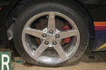 00-04 Corvette Wheel 17X8.5 Front Alloy Five Spoke Unit Oem Factory Rim Wty Used. Price: $227.99.