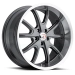 One 18X8.5 Vision 143 Torque 5X115 10 Gunmetal Wheel Rim 83 New. Price: $234.60.