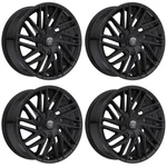 Set 17" Edge Street 355B Gloss Black Wheels 17X7.5 5X4.5 5X120 40MM Rims New. Price: $796.00.
