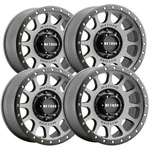 (set Of 4) Method MR305 Nv 18X9 8X6.5" +18MM Gunmetal Wheels Rims 18" Inch New. Price: $1540.00.