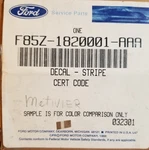 Oem Ford F85Z-1820001-AAA Partial Stripe Kit 1998 F150/250 Lariat New. Price: $38.95.