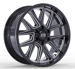 New 18X9 Mudder Trucker MT704 Asphalt Gloss Black Milled 6X135 ET12 Wheel Rim. Price: $168.95.