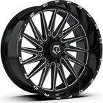 20X12 Tis 547BM Gloss Black Milled Wheels 5X4.5/5X5 (-44MM) Set Of New. Price: $2072.00.