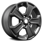 For Jeep Wrangler Jk 18 Alloy Factory Wheel 5-SPOKE Medium Charcoal Metallic Used. Price: $275.66.