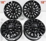 4 New Gmc Sierra Hd 2500 3500 Oem Gloss Black Lug 18" Wheels Rims. Price: $1395.00.