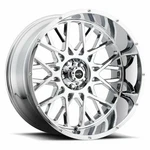 22" Vision 412 Rocker Chrome 22X12 Wheel 6X5.5 (6X139.7) -51MM Rim New. Price: $645.00.
