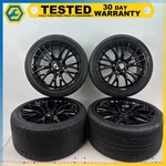 15-19 Corvette ZO6 Wheel 18" 19" Inch Black 10-Y Spoke Rim With Tire Set Oem Used. Price: $1899.99.