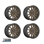 Fuel Off-road D681 Rebel Matte Bronze Black Bead Ring 17X9 6X139.7 -12MM Set 4 New. Price: $1544.00.