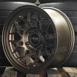 Falcon TX3 Evo 6X139.7 6X5.5 17X9 -12 Offset Matte Bronze Mesh Truck Wheel New. Price: $1425.00.