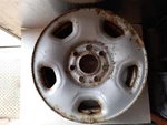 Wheel 17X7-1/2 Steel Painted Lugs Gray Fits 04-11 Ford F150 Pickup 391586, Rim Used. Price: $94.95.