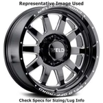 Weld Racing W10209082501 Stealth 20"X9" Wheel - Gloss Black Milled New. Price: $440.00.