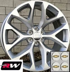 Inch Chevy Tahoe Replica Snowflake Wheels Silver Machined Rims 20X9" 6X5.50" New. Price: $1149.00.