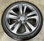 Acura Tlx 19X8-1/2 5 Double Spoke Alloy Wheel Rim W/tire (ONLY#1) 21-23 109046 Used. Price: $325.00.