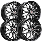 (set Of 4) SPEC-1 SP-57 17X7.5 5X4.5"/5X120 +42MM Black/machined Wheels Rims New. Price: $1054.12.