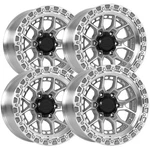 (set 4) Lock Off-road Commando 17X9 6X135 +0MM Machined Wheels Rims 17" Inch New. Price: $1152.00.