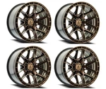 Set 4 20" Arena Battle 20X9 6X5.5 1MM Smoked Bronze Tint Clear Truck Suv Wheels New. Price: $1636.00.