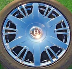 4 New Factory Bentley Mulsanne Chrome Wheels Dunlop Tires Genuine Authentic Oem. Price: $4999.00.
