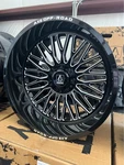 4NEW Rims 26X14 Axe Offroad Wheels Kratos 8X165.1 Gloss Blk Milled -76ET 125.2CB. Price: $3250.00.