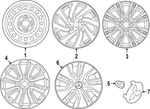 Genuine Mitsubishi Wheel Alloy 4250G475 New. Price: $575.33.