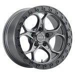 Weld Off-road Ledge W107 20X10 5X127 ET-18 Satin Gunmetal / Blk Ring (qty 1) New. Price: $455.00.