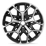 New 21" 9" 5X127 Machined Black Wheel Rim 2021-2026 For Jeep Grand Cherokee. Price: $439.99.