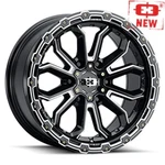 New 20X10 Vision 405 Korupt Gloss Black Milled Spoke 6X135 ET-25 Wheel Rim. Price: $371.17.