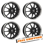 Enkei 409-770-12BK Set Of 17X7 5X100/5X114.3 38MM 72.6MM J10 Black Wheels New. Price: $692.85.