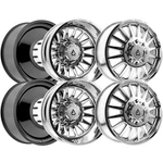 (SET-6) Arena Dually Rival 24X8.25 10X225 Milled Polished -222MM Wheels Rims 24" New. Price: $5950.00.