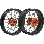 Turner Performance Products Supermoto Titan Front And Rear Wheel Set - Orange New. Price: $799.99.