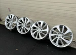 Acura Honda Ilx 17" Silver Alloy 10 Angled Spoke Wheels Rims 5X114.3 Used. Price: $644.00.