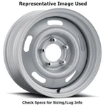U.s. Wheel 55-58345001 Rallye (series 55) 15"X8" Silver Powder Coat New. Price: $158.90.