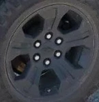 2018 Silverado 1500 Oe Wheel 18X8-1/2 Spoke Single Black Opt Reg Chevrolet Used. Price: $213.06.