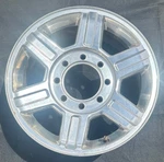 Dodge Ram 2500 3500 Srw Factory Oem 17" Polished Lug Alloy Wheel 17X8 Rim 2384 Used. Price: $249.00.